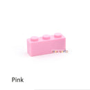 60颗DIY积木 加厚人仔积木 1x3点 教育益智 兼容3622塑料儿童玩具