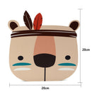 Nordic Nursery Room Decor Animals Fox Bear 3D Wall Stickers For Kids Rooms Wall Stickers Animals Nordic Fox FeatherWall Stickers