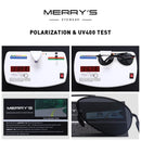 MERRYS DESIGN Men Classic Pilot Polarized Sunglasses Men Driving Shield Night Vision Sun glasses UV400 Protection S8601