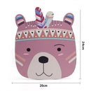 Nordic Nursery Room Decor Animals Fox Bear 3D Wall Stickers For Kids Rooms Wall Stickers Animals Nordic Fox FeatherWall Stickers