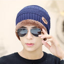 Hot Balaclava Knitted hat scarf cap neck warmer Winter Hats For Men women skullies beanies super warm Fleece mask dad cap