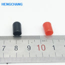 6毫米保护套橡胶帽防尘帽，适用于SMA连接器金属管电缆端盖 100个/批