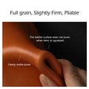 WUTA 30x60cm Top Quality New Waxed Bull Vegetable Tanned Leather Piece DIY Genuine Leather Material Full Grain Cowhide