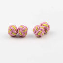 Mens Cuff Links Fashion Men's Shirt Cufflinks Trade Mixed Two Colors DIY Braided Wire Buckle Cuff Link