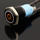 LED Locking 16mm Waterproof Metal Push Button Switch maintained metal switch Latching push button 3V 5V 12V 24V 48V 110V 220V