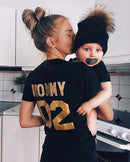 Family Matching Clothes 2021 Hot Sale Family Look Cotton T-shirt DADDY MOMMY KID BABY Funny Letter Print Number Tops Tees Summer