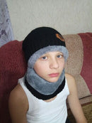 Hot Balaclava Knitted hat scarf cap neck warmer Winter Hats For Men women skullies beanies super warm Fleece mask dad cap
