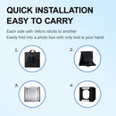 Yizhestudio photo box 40*40 cm LED Light box tabletop Shooting foldable Tent led studio box photobox for photography background