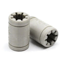 5件塑料RJ4JP-01-08 Lgus Drylin固体聚合物LM8UU 8mm轴线性轴承适用于Anet A8 Prusa i3 3D打印机零件
