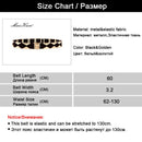 High Fashion Geometric Elastic Fabric Metal Female Belts For A Dress Designer Brand Luxury Women Waistband for Jeans and Skirt
