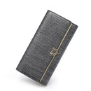 FOXER Women Split Leather Long Wallet Best Gift Female Clutch Bag Credit Card Holder Lady Luxury Coin Purse Fashion Evening Bags