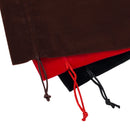 1pcs Big Velvet Drawstring Pouch Bags 20x30cm(8"x12") Jewelry Wedding Holiday New Year Christmas Party Makeup Gift Bag Black Red