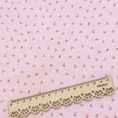 Graceful Pink Green Stripe Fruit  Series Apple Banana Printed Cotton Fabric 50x160cm For DIY Sewing Bedding Quilting Cloth Decor