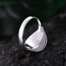 Lotus Fun Real 925 Sterling Silver Natural Pearl Handmade Designer Fine Jewelry Creative Open Ring Leaf Rings for Women Bijoux