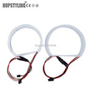 Car-styling 1 SET (2X 146mm+2X 131 mm )White Halo Cotton Light car smd LED Angel eyes for BMW E46 non projector auto lighting
