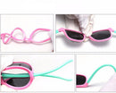 LongKeeper Mirror Kids Sunglasses with Case Boys Girls Polarized Silicone Safety Sun Glasses Gift For Children Baby UV400 Gafas