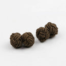 Mens Cuff Links Fashion Men's Shirt Cufflinks Trade Mixed Solid Colors DIY Braided Wire Buckle Cuff Link