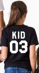 Family Matching Clothes 2021 Hot Sale Family Look Cotton T-shirt DADDY MOMMY KID BABY Funny Letter Print Number Tops Tees Summer