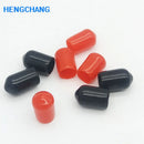 6毫米保护套橡胶帽防尘帽，适用于SMA连接器金属管电缆端盖 100个/批