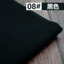50*130cm Fabric Drape Cotton And Linen Double Gauze Crepe Baby Clothes Fabric Ladies Skirt Sleepwear Fabrics