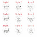 30 Pieces Personalized Engraved Love Heart Key Chain Gold Acrylic Engagement Birthday Party Gift Custom Key Ring Wedding Favors