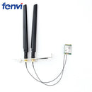 1730Mbps 英特尔双频台式机套件蓝牙5.0 802.11ac M.2 9260NGW网卡，带2x 6 DBI天线，适用于Win10笔记本电脑