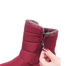 TIMETANG 2019 The new non-slip waterproof winter boots plus cotton velvet women shoes warm light big size 41 42 snow bootsE1872