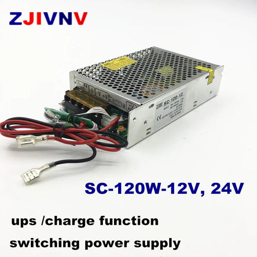 ups开关电源 120w 12v 24V 带UPS/充电功能 交流110/220v转直流12v 24VDC电池充电器 SC-120W-12V 24V
