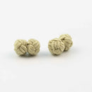 Mens Cuff Links Fashion Men's Shirt Cufflinks Trade Mixed Solid Colors DIY Braided Wire Buckle Cuff Link