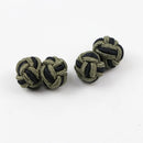 Mens Cuff Links Fashion Men's Shirt Cufflinks Trade Mixed Two Colors DIY Braided Wire Buckle Cuff Link