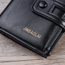 The Transit Fold | Slim Dual-Zip PU Leather Men's Wallet