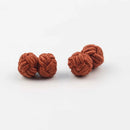 Mens Cuff Links Fashion Men's Shirt Cufflinks Trade Mixed Solid Colors DIY Braided Wire Buckle Cuff Link