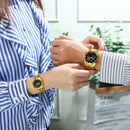 CHENXI Creative Golden Men's Quartz Wristwatches Women Men Full Steel Luxury Clock Brand Watches lovers' Waterproof Gold Watch