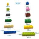 122块厚颗粒积木 12种尺寸 DIY益智创意积木 兼容3001儿童塑料玩具