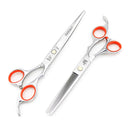 Hair scissors Cutting 7 INCH + Thinning 6.5 INCH LYREBIRD Pet grooming scissors 5 color Wholesale 5Sets/LOT NEW