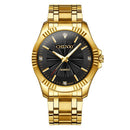 CHENXI Creative Golden Men's Quartz Wristwatches Women Men Full Steel Luxury Clock Brand Watches lovers' Waterproof Gold Watch