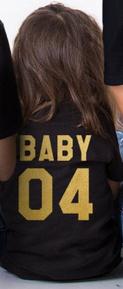 Family Matching Clothes 2021 Hot Sale Family Look Cotton T-shirt DADDY MOMMY KID BABY Funny Letter Print Number Tops Tees Summer