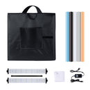 Yizhestudio photo box 40*40 cm LED Light box tabletop Shooting foldable Tent led studio box photobox for photography background