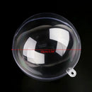 6/8/10/12cm Wedding Christmas Tree Ball Ornament Decor Exquisite Transparent Clear Plastic Bauble Hanging Hollow Ball Candy Box