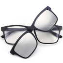 BCLEAR fashion unisex TR90 optical frame with 5 sun lenses clip on polarized sunglass night vision magnetic spectacle frames