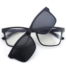 BCLEAR fashion unisex TR90 optical frame with 5 sun lenses clip on polarized sunglass night vision magnetic spectacle frames