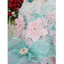 Dog Dress Luxury Dogs Weeding Dress Embroidery Lace Tutu Weeding Skirt Summer Dress Chiwawa Dress For Wedding Party Clothes H8-2