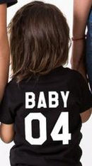 Family Matching Clothes 2021 Hot Sale Family Look Cotton T-shirt DADDY MOMMY KID BABY Funny Letter Print Number Tops Tees Summer