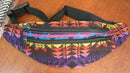 Annmouler New Women Fanny Pack 8 Colors Fabric Waist Packs Bohemian Style Waist Bag 2 Pocket Waist Belt Bag Travel Phone Pouch