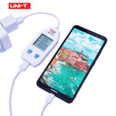 USB Tester UNI-T UT658A/C/DUAL Voltage and Current Monitors Volt Ampere Digital Product Charger Capacity Meter with Data Storage