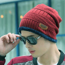 Hot Balaclava Knitted hat scarf cap neck warmer Winter Hats For Men women skullies beanies super warm Fleece mask dad cap