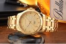 CHENXI Brand Classic Delicate Rhinestone Couple Lover Watches Fashion Luxury Gold Stainless Steel Men&Women Watch Orologi Coppia