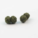 Mens Cuff Links Fashion Men's Shirt Cufflinks Trade Mixed Solid Colors DIY Braided Wire Buckle Cuff Link