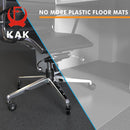 5PCS KAK 3" Universal Mute Wheel Office Chair Caster Replacement 60KG Casters Rubber Soft Safe Roller Furniture Wheel Hardware