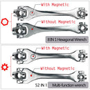 48 in 1 Wrench Socket Works with Spline Bolts Torx 360 Degree 6-Point Universial Furniture Car Repair Spanner Hand Tools